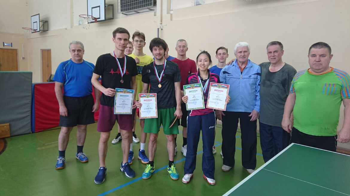 Весенний турнир по настольному теннису среди населения прошел в СДЦ "Радуга"
