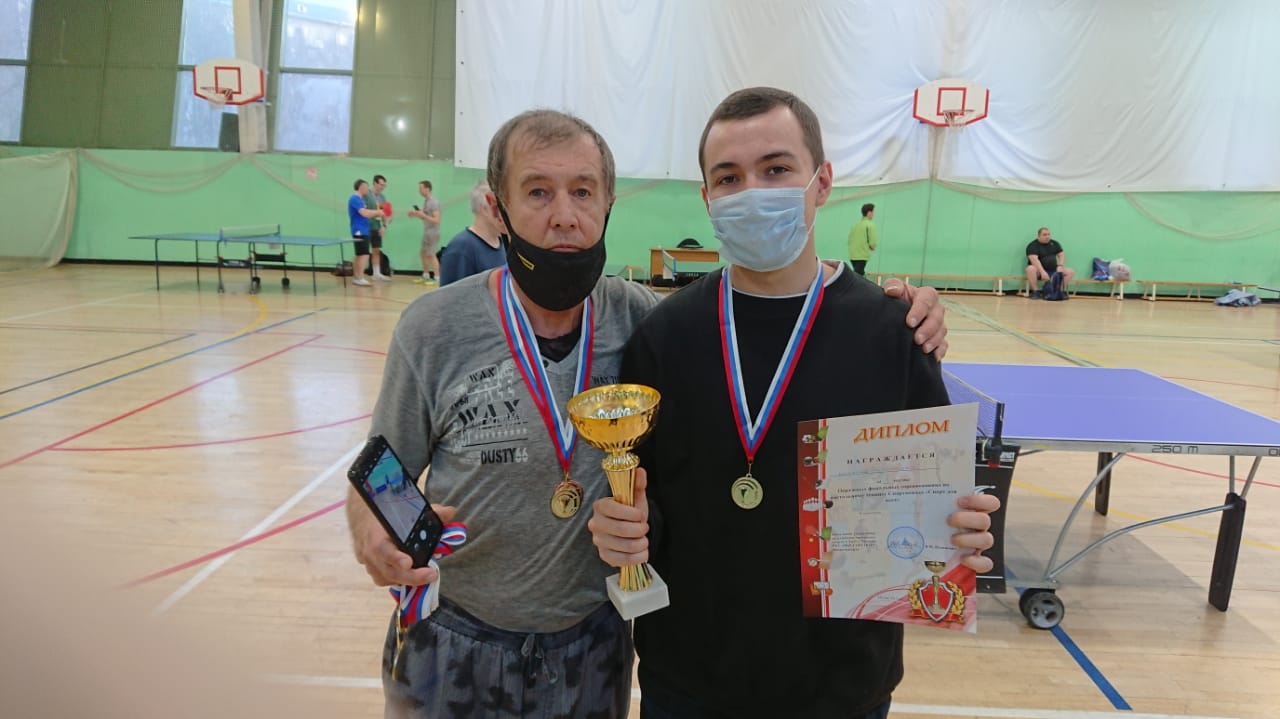 И взрослые теннисисты "Радуги" стали чемпионами Спартакиады ЗАО
